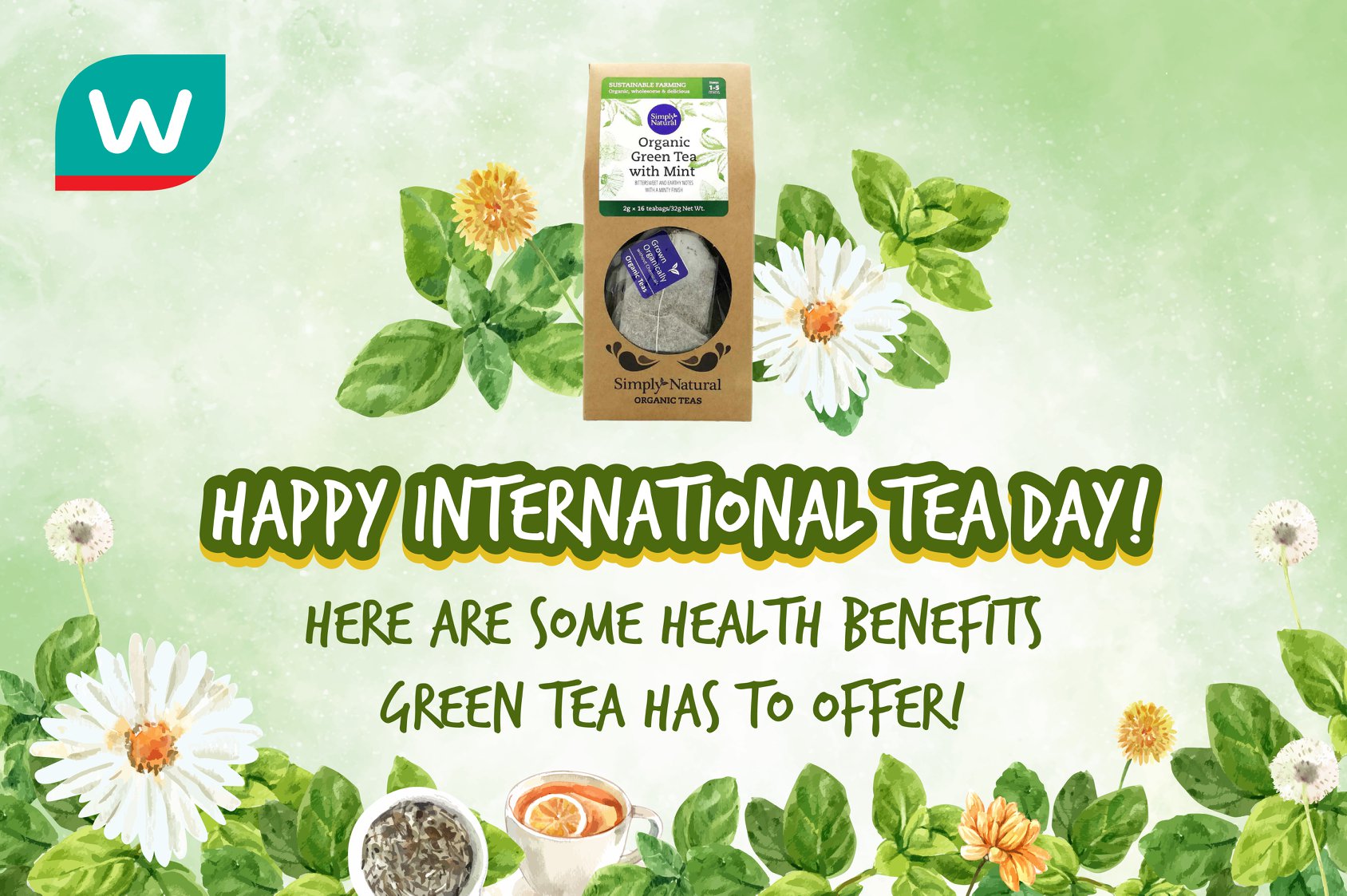 Watsons - Spill the green tea, sis because it's...