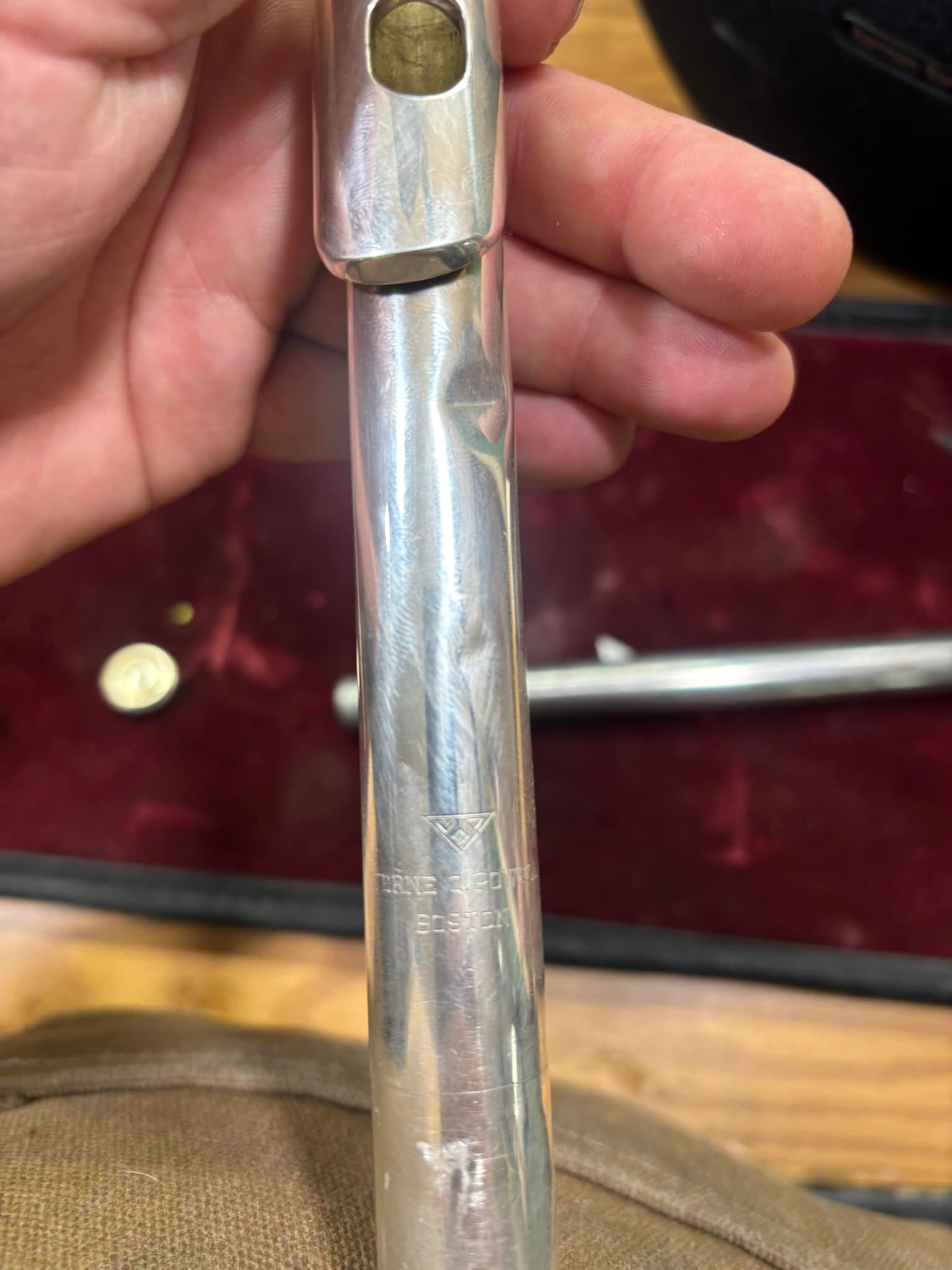 Restoring a damaged Powell Flutes Boston silver flute