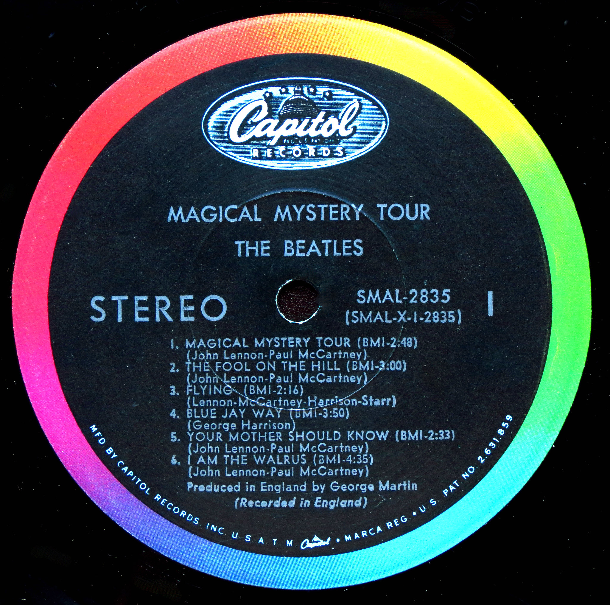 THE BEATLES - Magical Mystery Tour is a record by the English rock 