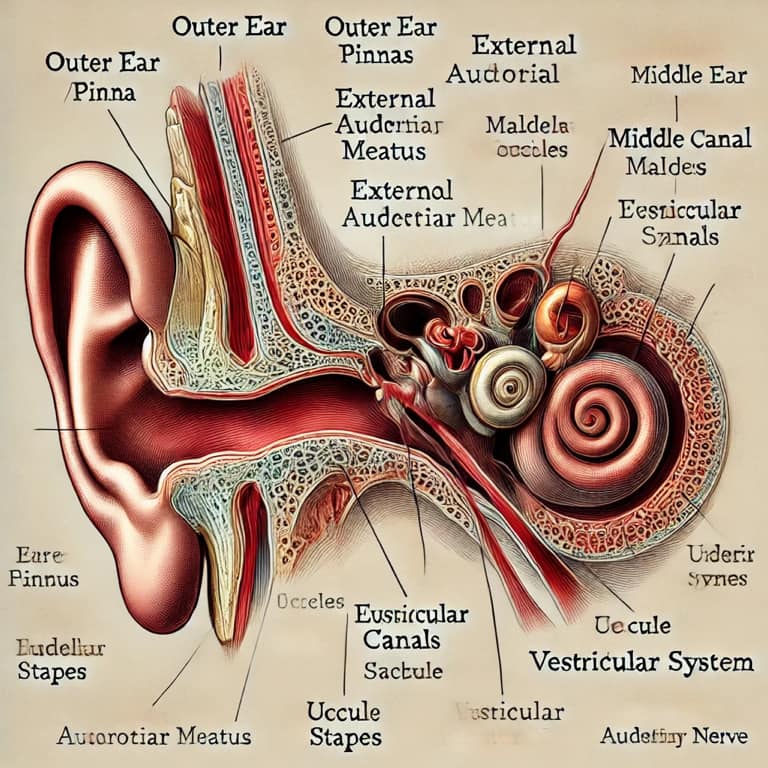 Rajendra - #Anatomy of the #Ear: Key Components and Functions - **Outer ...