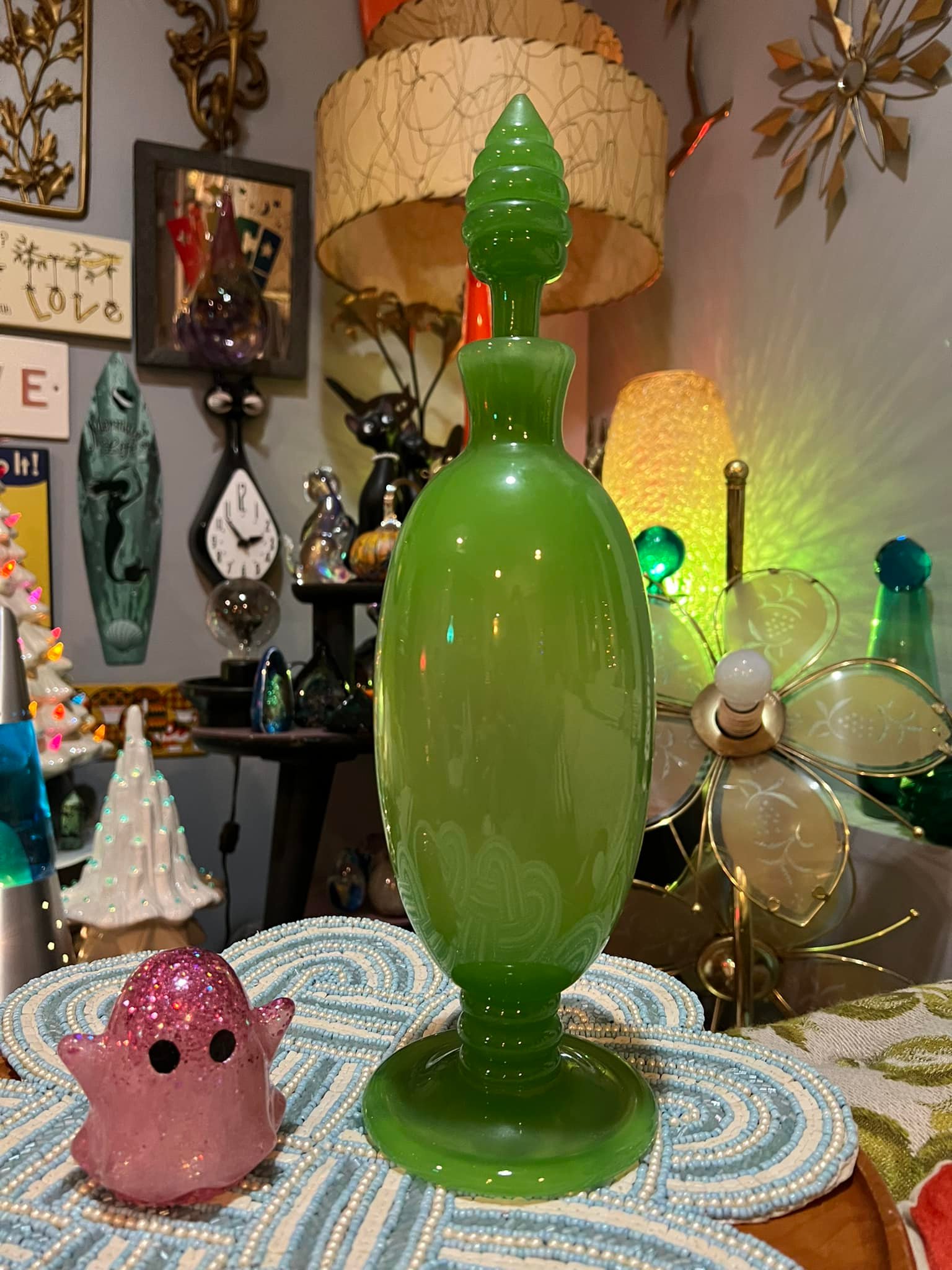 Identifying unmarked Portieux Valerysthal glass item
