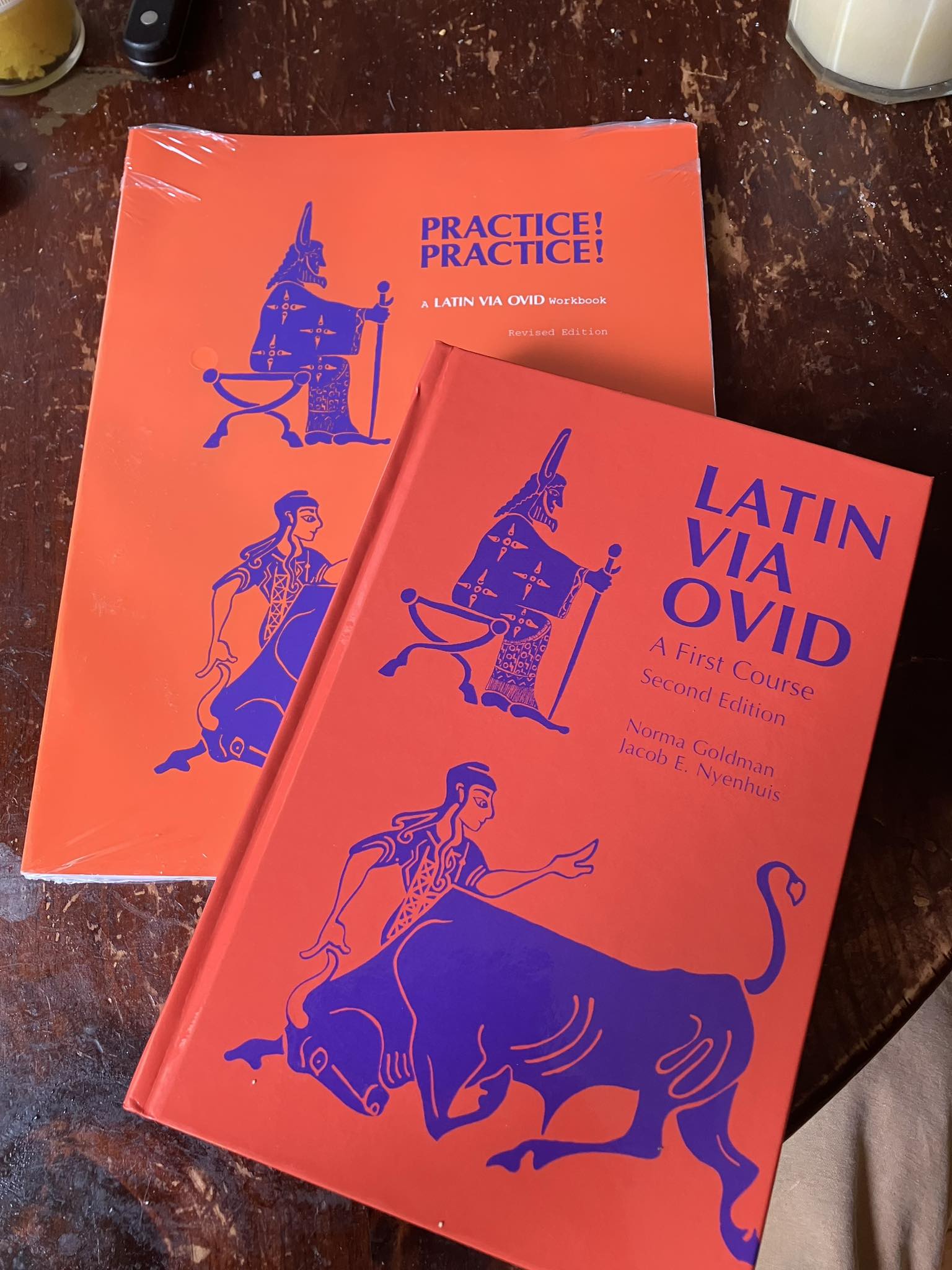 Discovering old Latin books at a second-hand shop
