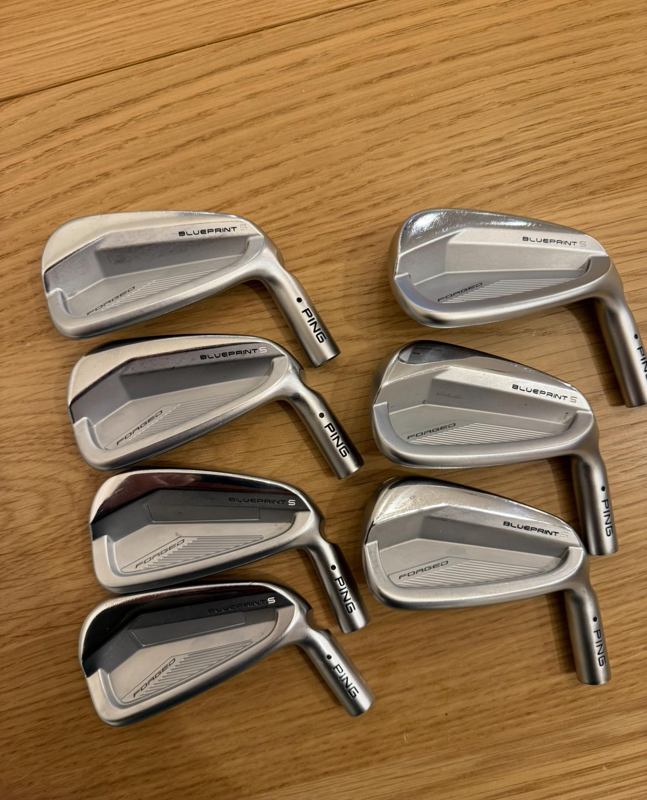 Refinishing ping blueprint irons to raw steel?