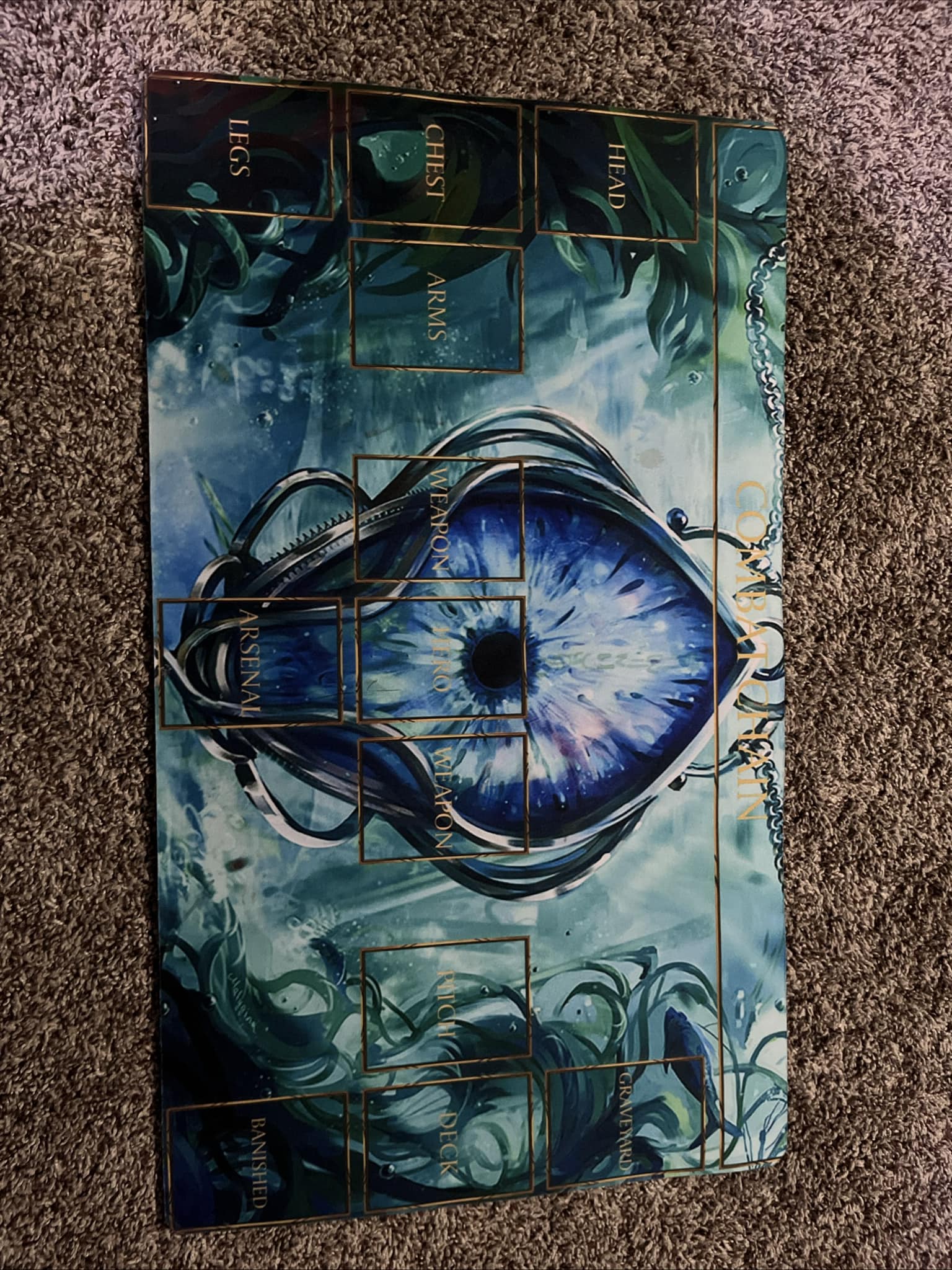 Is this an Eye of Ophidia playmat or a custom design?