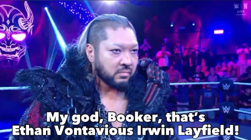 EVIL has officially made his NXT debut. #WWENXT