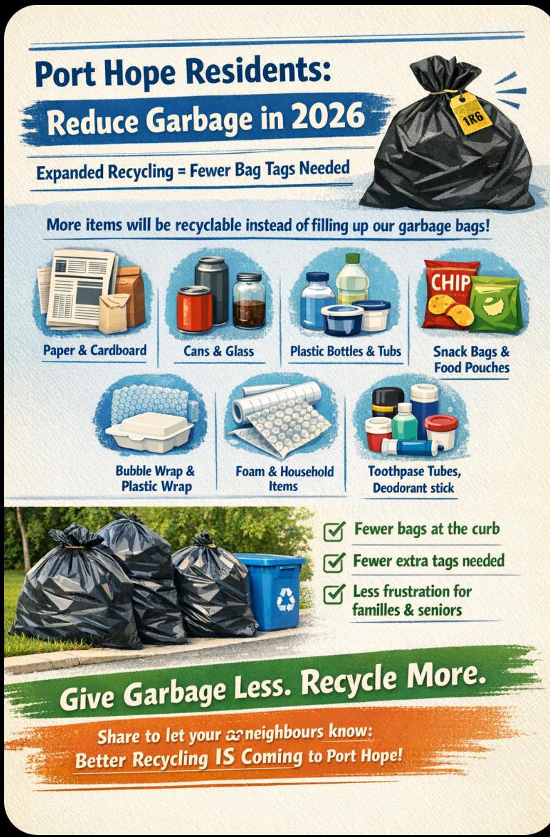 Angela - Port Hope residents: garbage bag tags are a real concern, and ...