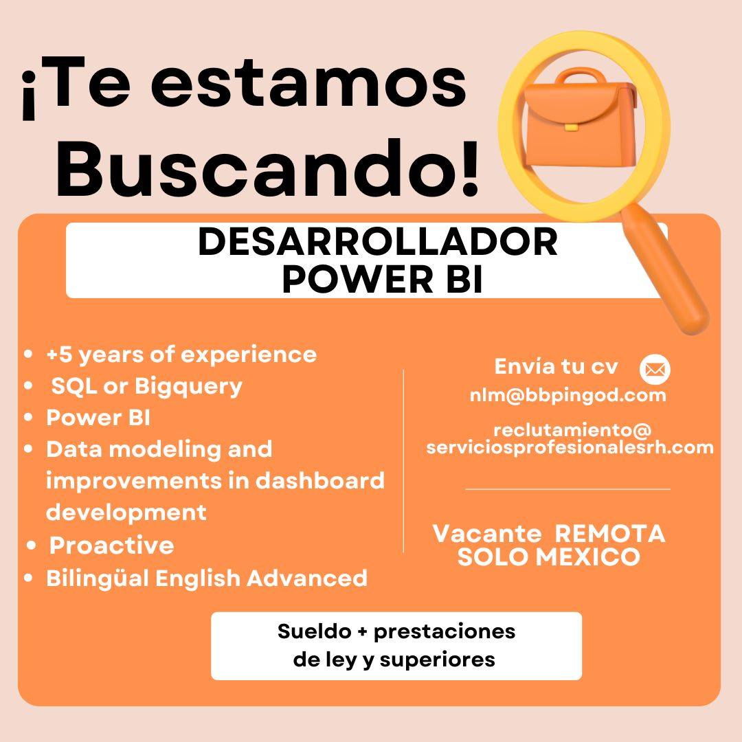 Bolsa de Desarrolladores & Programadores Mexico | Interesados enviar cv ...