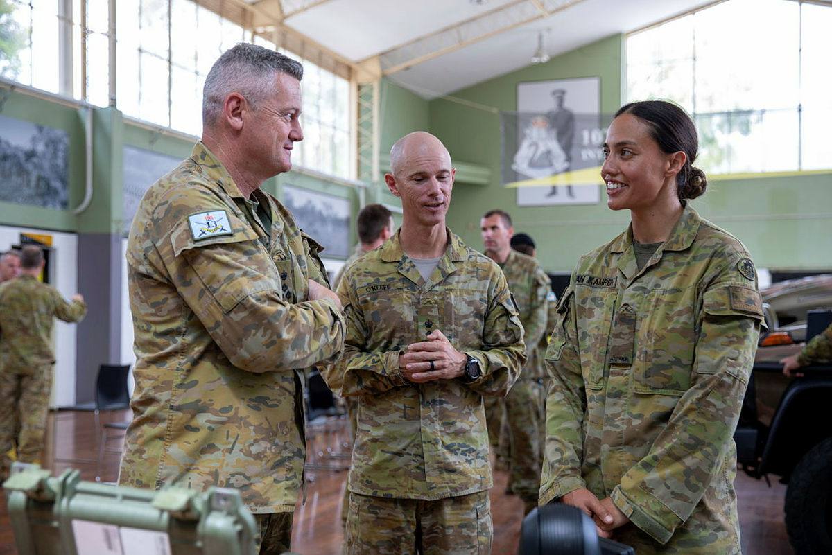 Royal Australian Armoured Corps | Commander 13th Brigade Brigadier ...