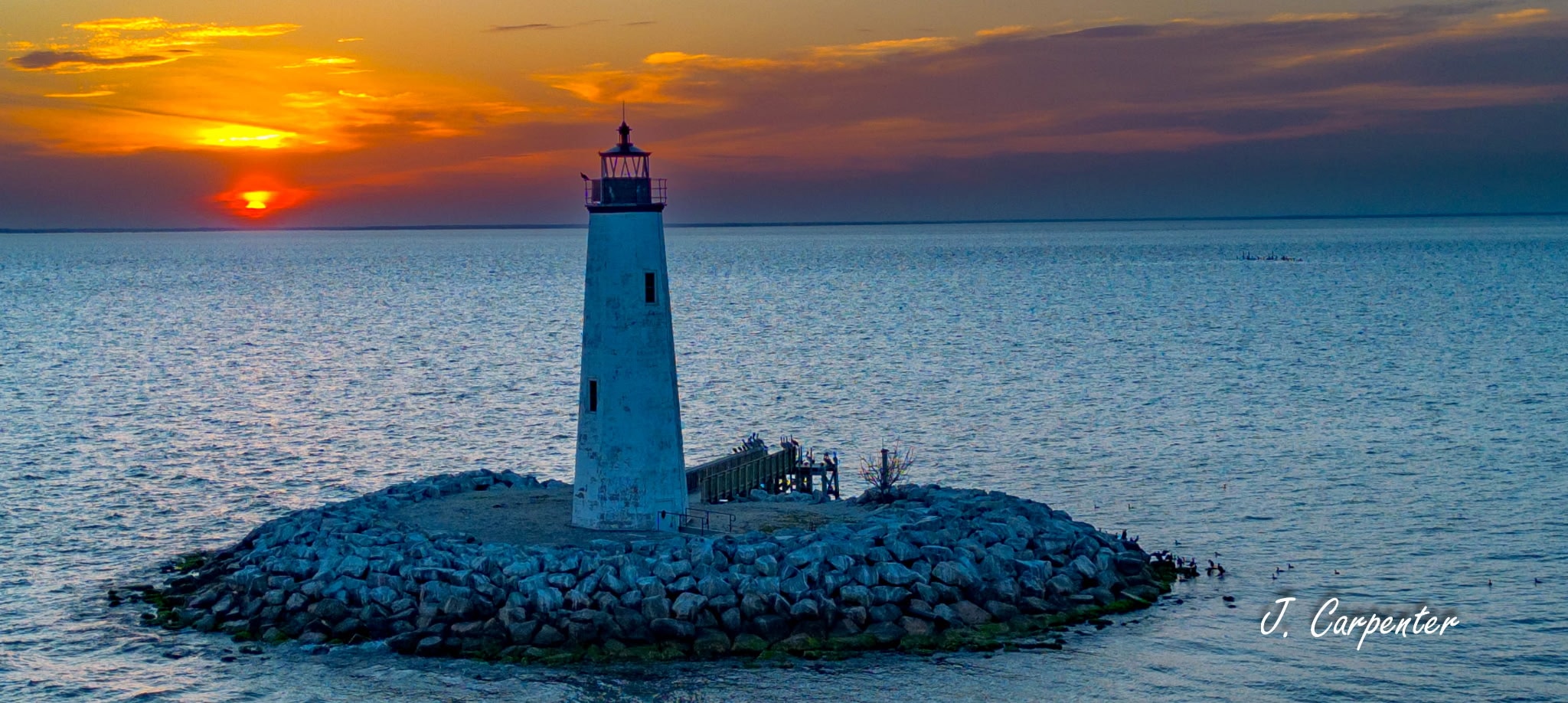 Virginia Lighthouses New Point Comfort Lighthouse, Virginia