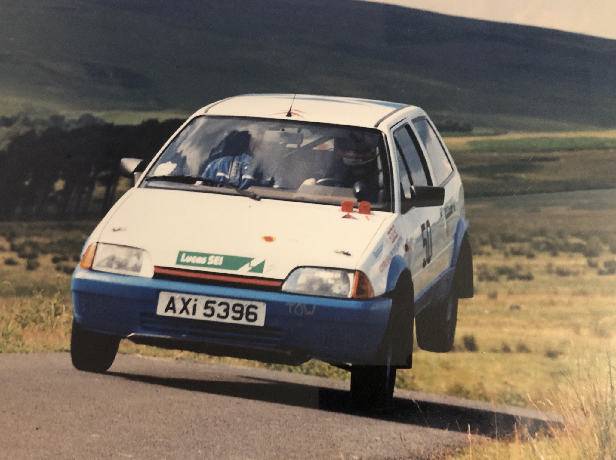 My little Citroen AX a good few years ago now. 😍