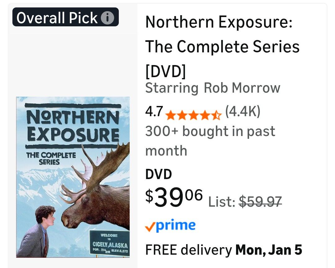 Northern exposure complete series usa version