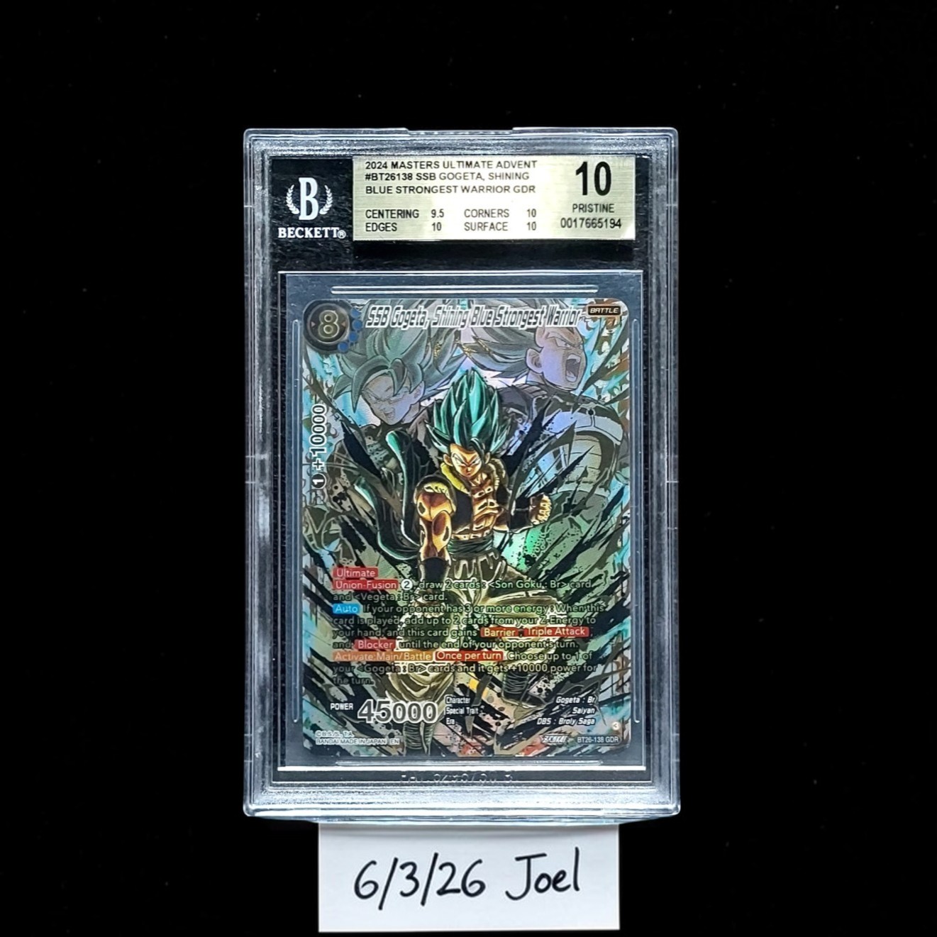 Gogeta SSB BT26-138 for sale