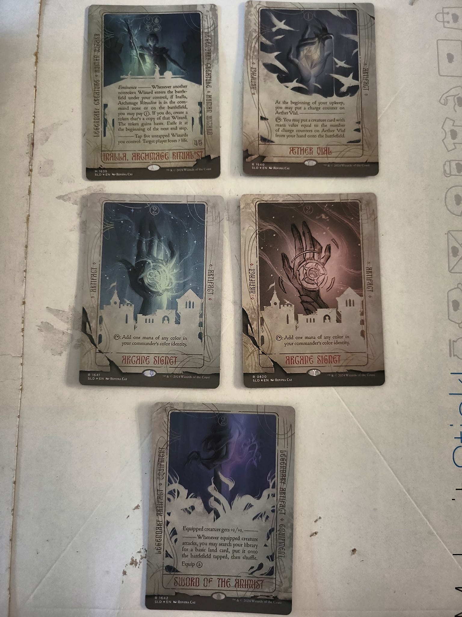 Did everyone get a bonus card with the Rovina Cai Secret Lair?