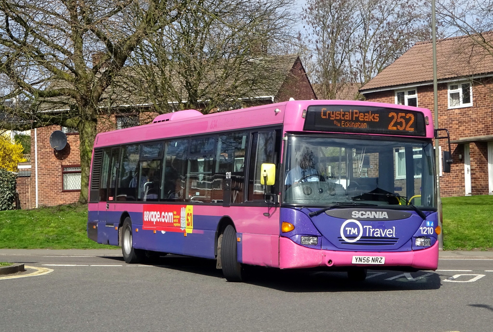 Friends of Buses and Coaches | TM Travel 1210 approaching Eckington bus ...