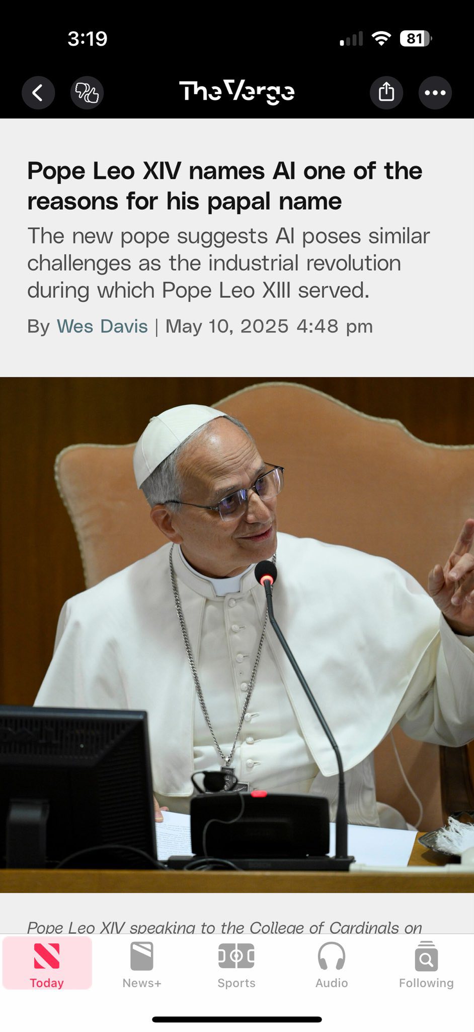 ชุมชน AI ChatGPT | Thailand Community | The Pope gets it | Facebook