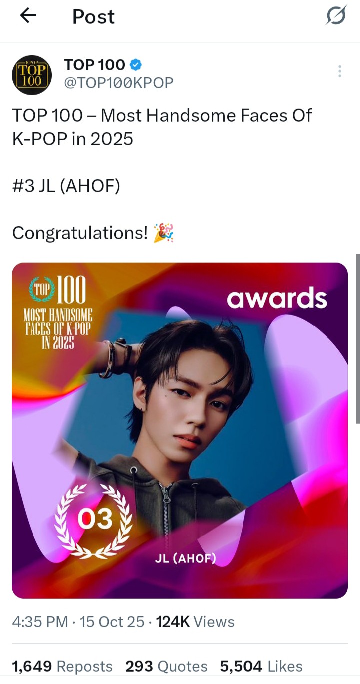 Voting for most handsome k-pop faces
