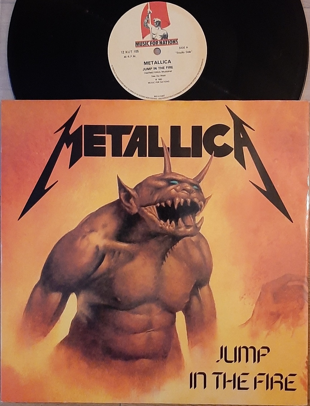 Arrived yesterday! * Metallica - Jump In The Fire (12