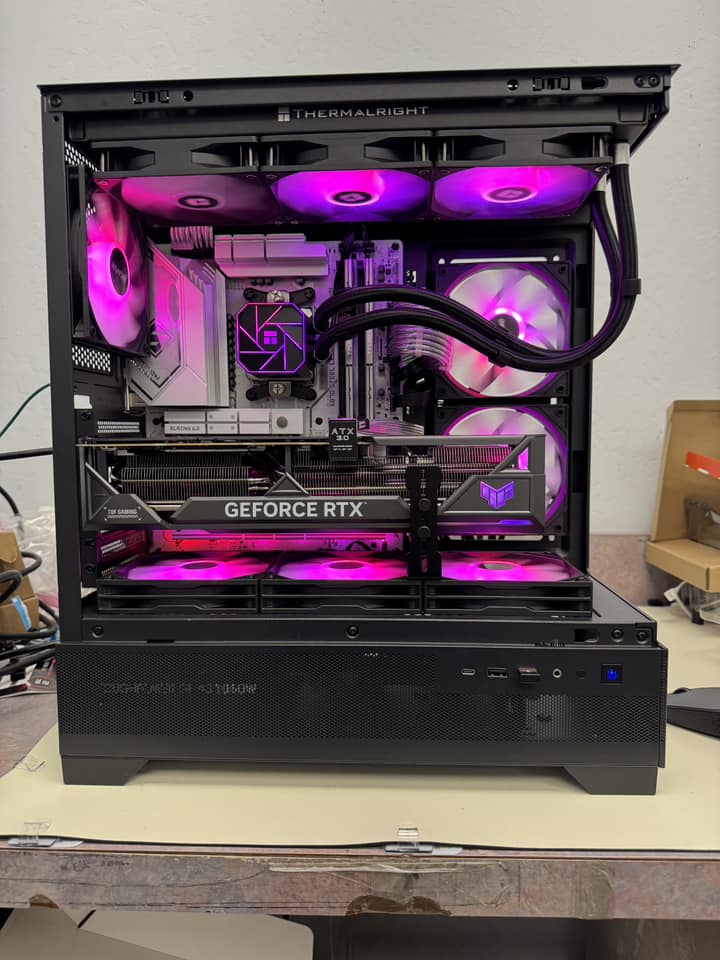 Asrock x870 Steel Legend build with Ryzen 9800x3d and 4080 Super OC
