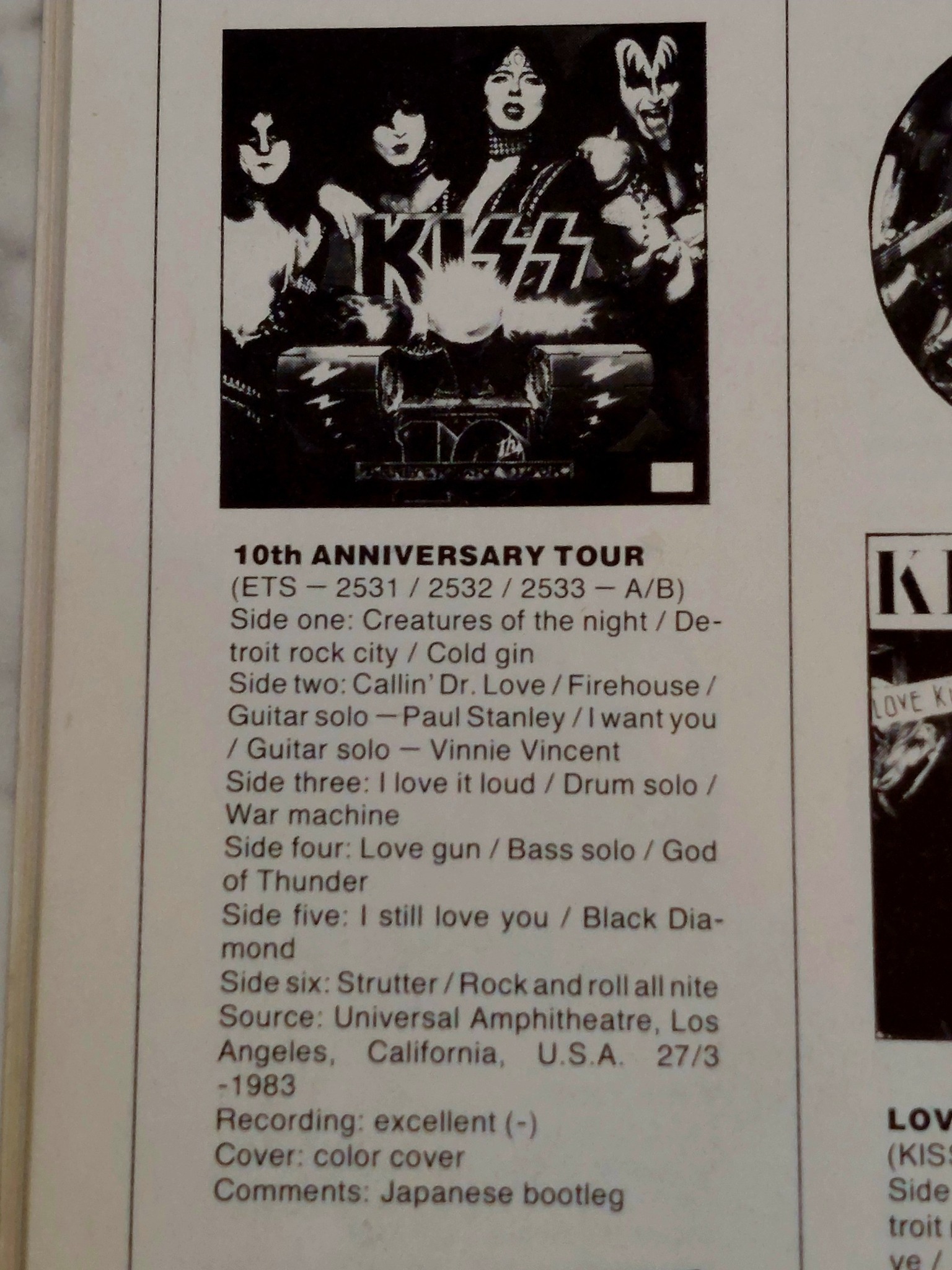 KISS 40th anniversary tour book collection series
