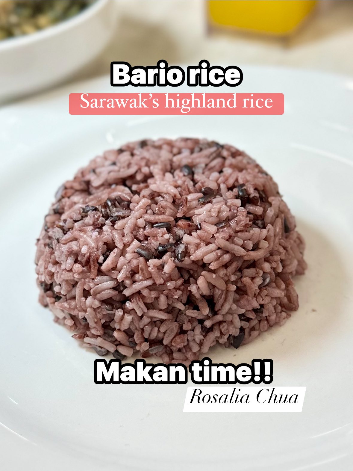 Rosalia Chua - Bario rice is a nutritious whole grain that... | Facebook