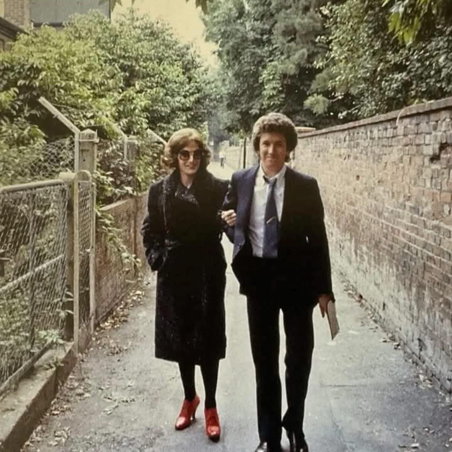 Sex Pistols guitarist Steve Jones and Malcom McLaren when they 