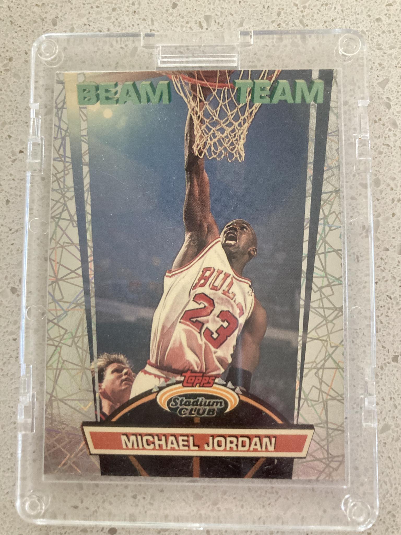 Pulling a Jordan beam team card