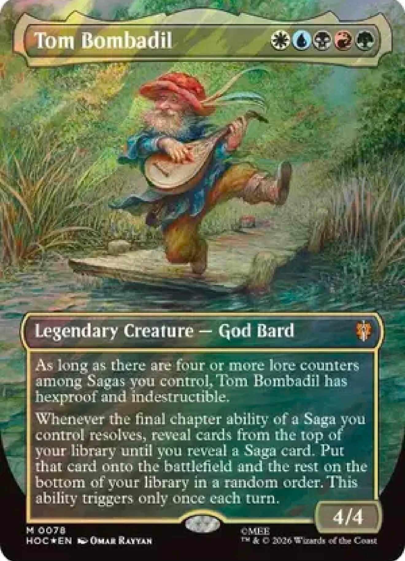 Dwarvish Reaver Cleaver foil and surge foils from The Hobbit set