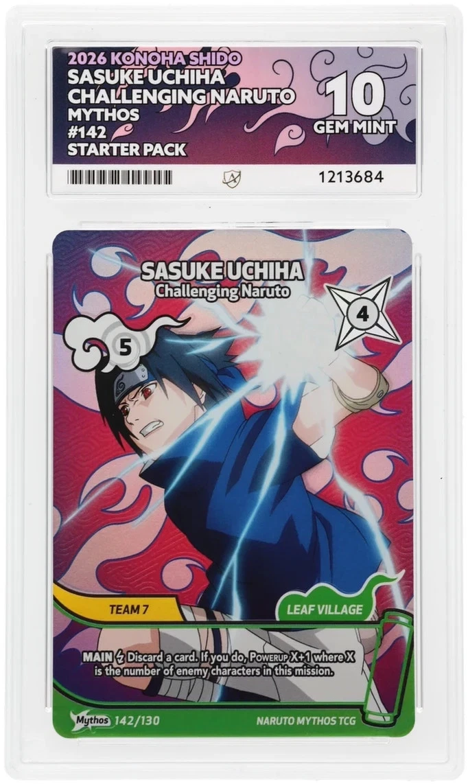 I originally had these two **Naruto Mythos ACE 10s** listed as Buy
