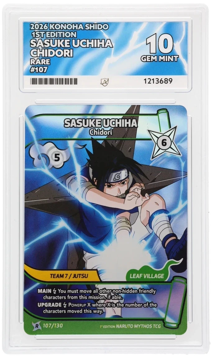 I originally had these two **Naruto Mythos ACE 10s** listed as Buy