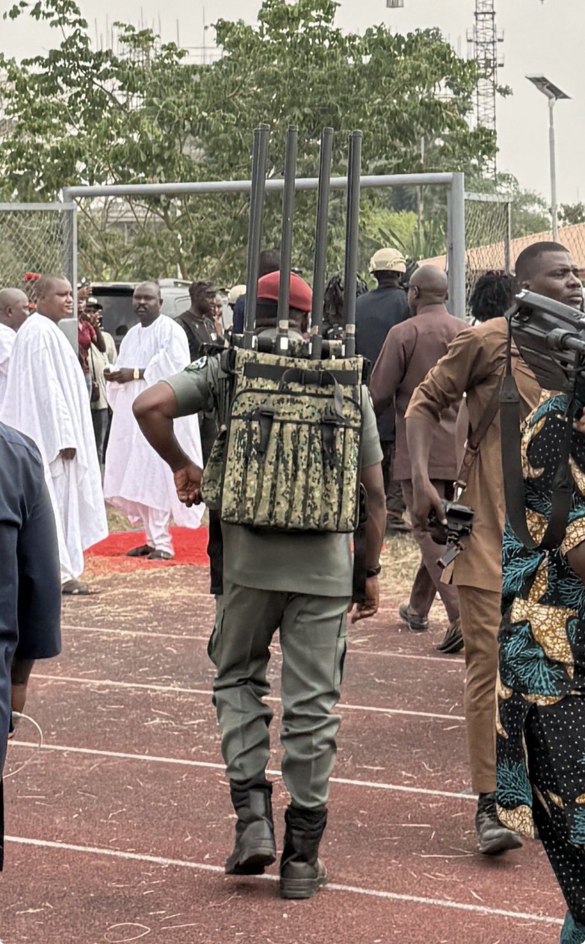 Afolayan - That device on his back isn’t a weapon; it’s electronic ...