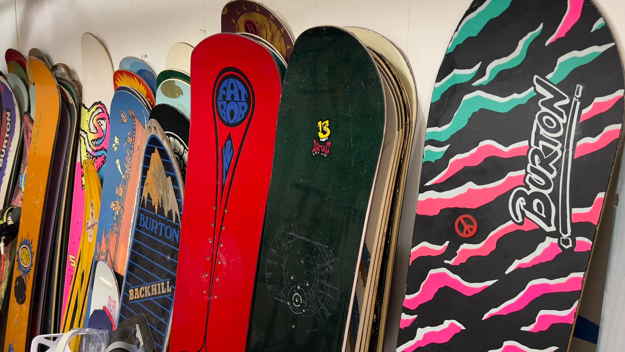 Burton custom snowboard collection