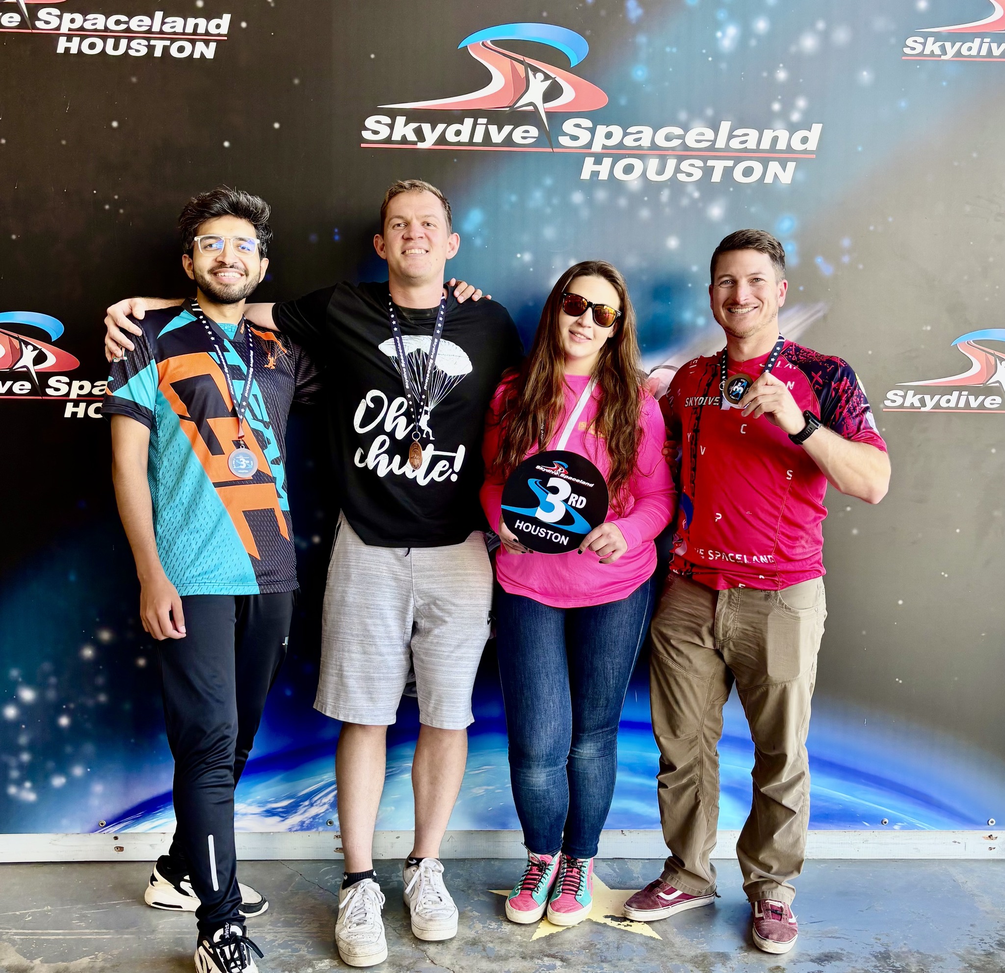 Skydive Spaceland Houston Students and New Jumpers | Way to go Team ...