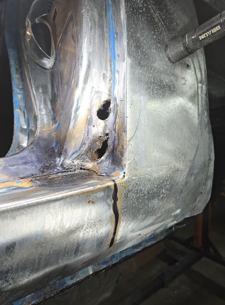 Looking for a solid cut out section or a drivers door jamb for 76