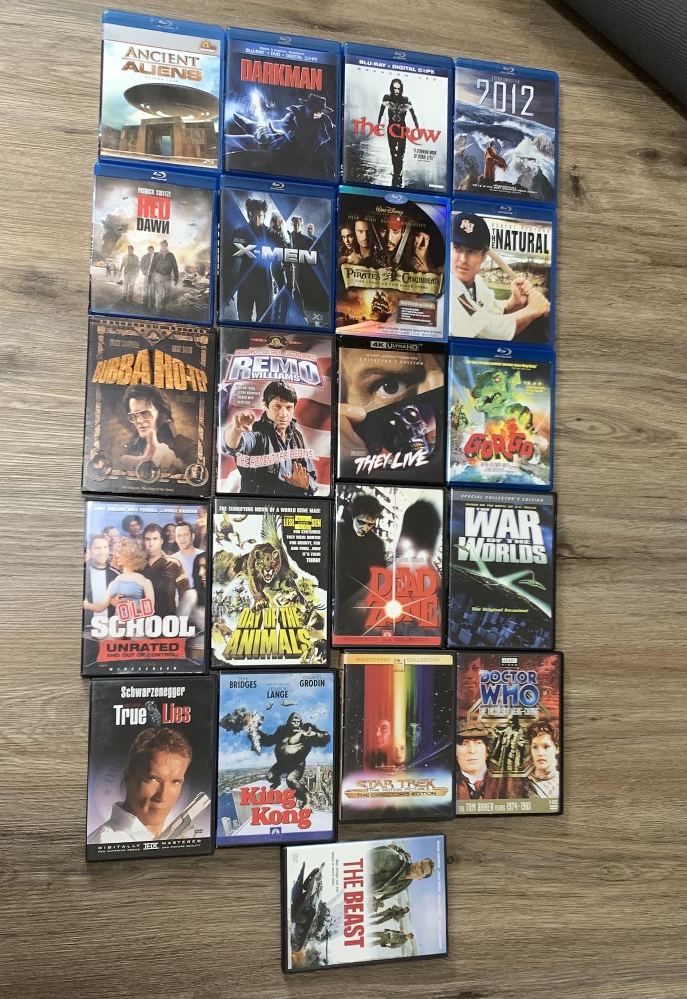 Free DVD, Blu-ray, and CD haul from marketplace