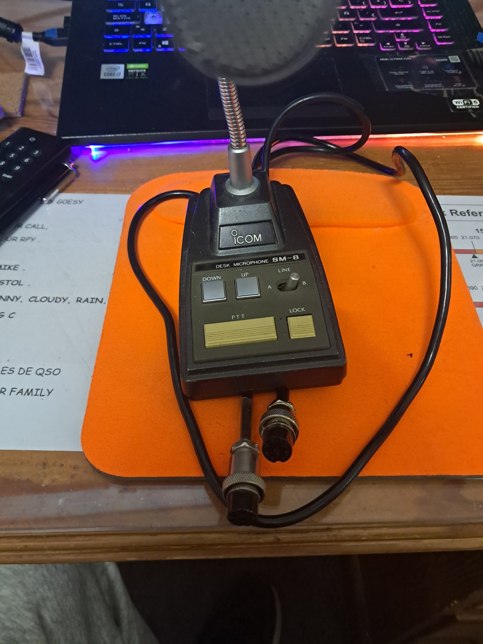 Where to find ICOM SM-8 desk microphone plugs
