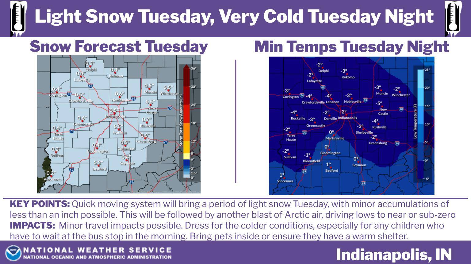 Light... - US National Weather Service Indianapolis Indiana | Facebook