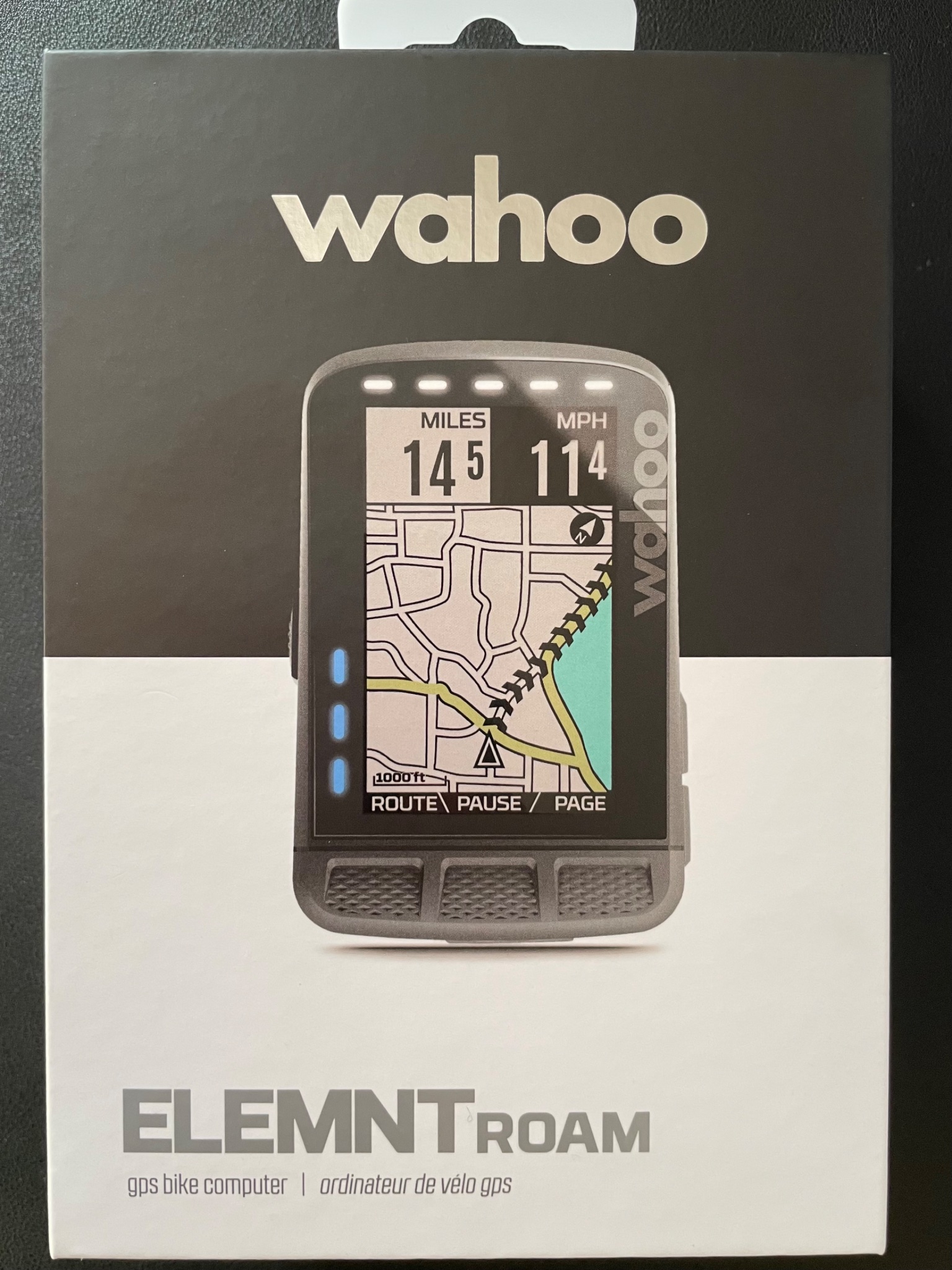Ordinateur De Vélo GPS Wahoo ELEMNT ROAM V1 - Occasion, Fonctionnel, Avec Chargeur