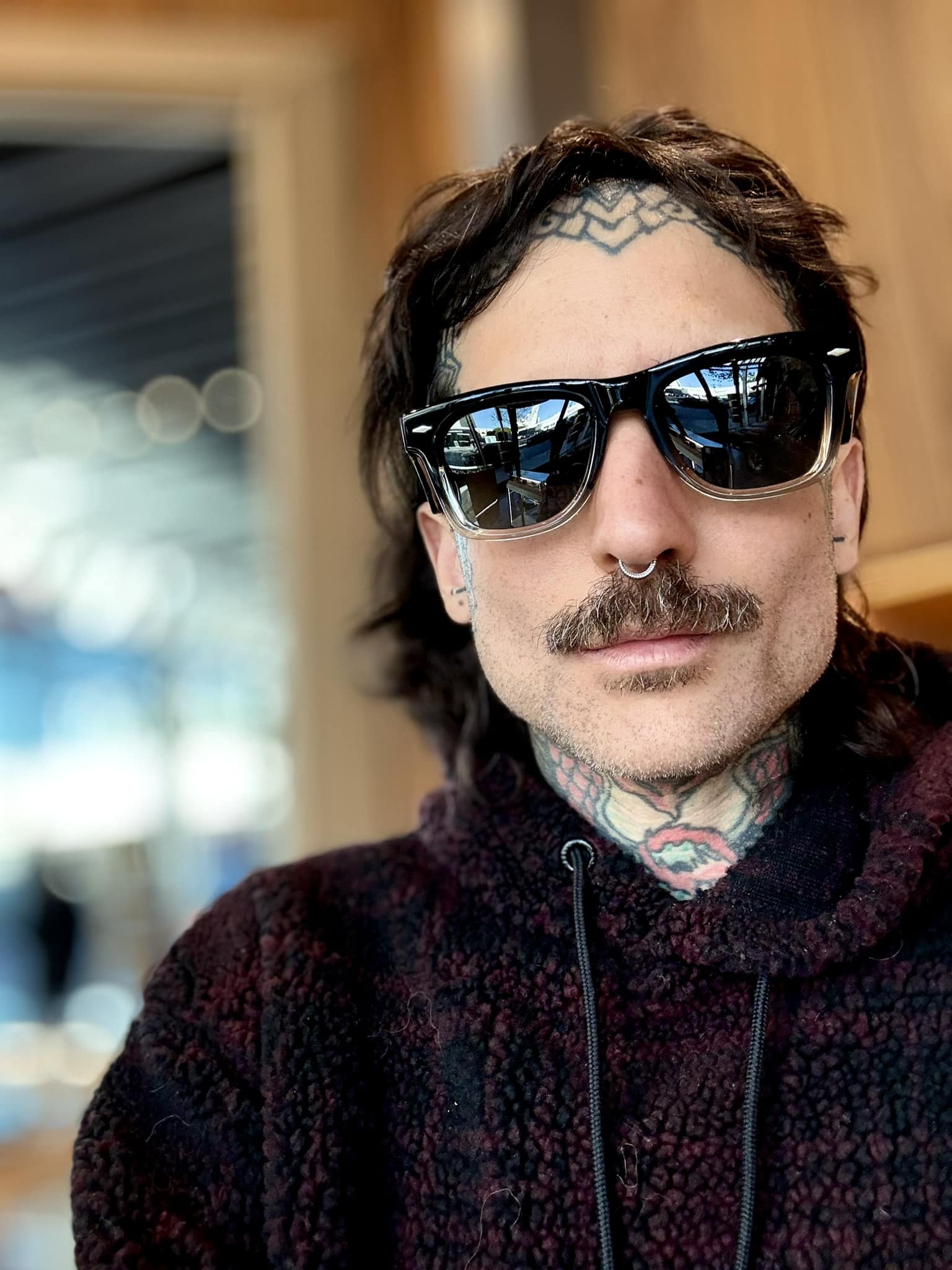 Heywood Black Fade Sunglasses by Jacques Marie Mage