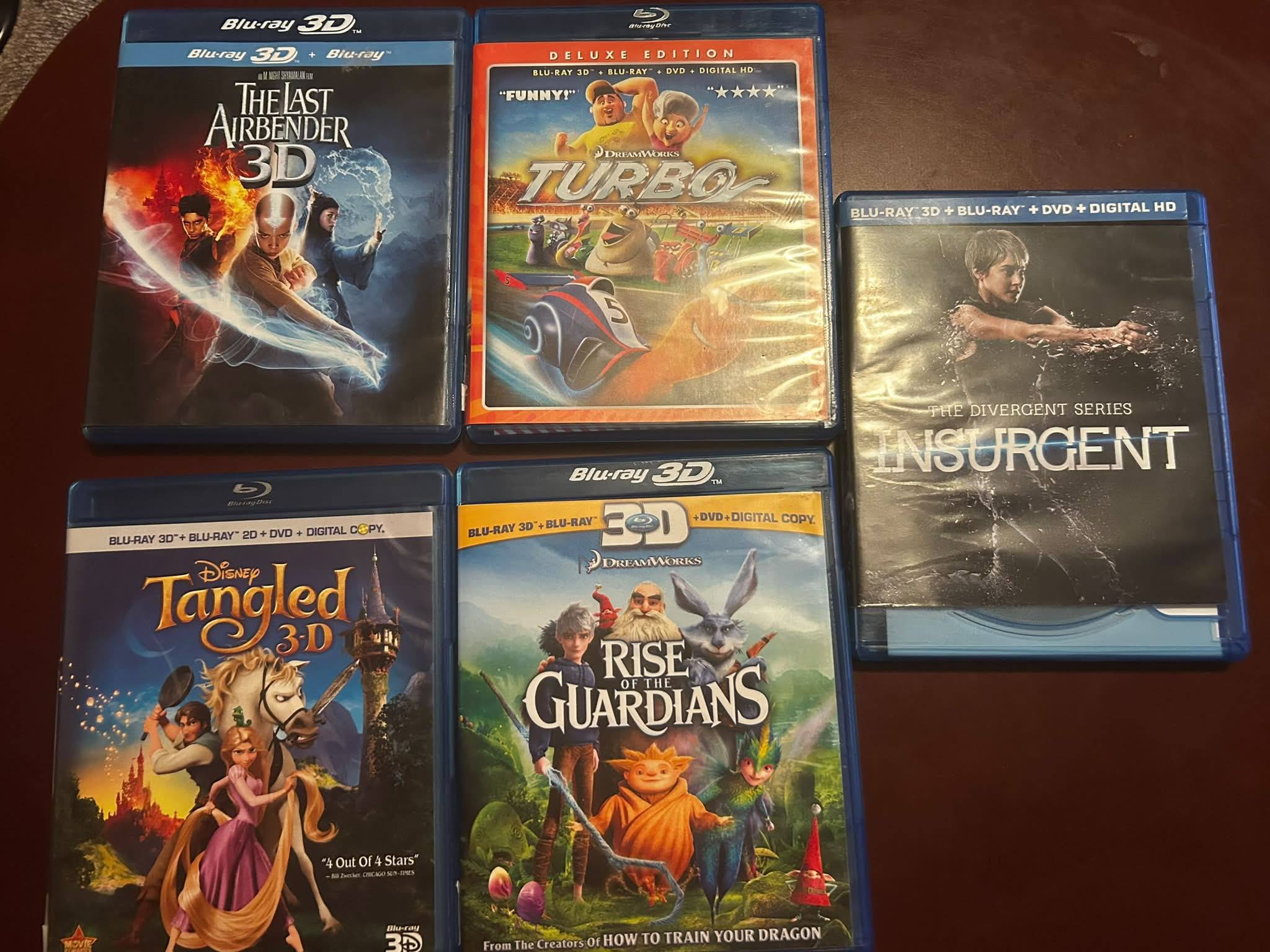 3D Blu-ray picks: The Last Airbender, Turbo, Tangled, Divergent