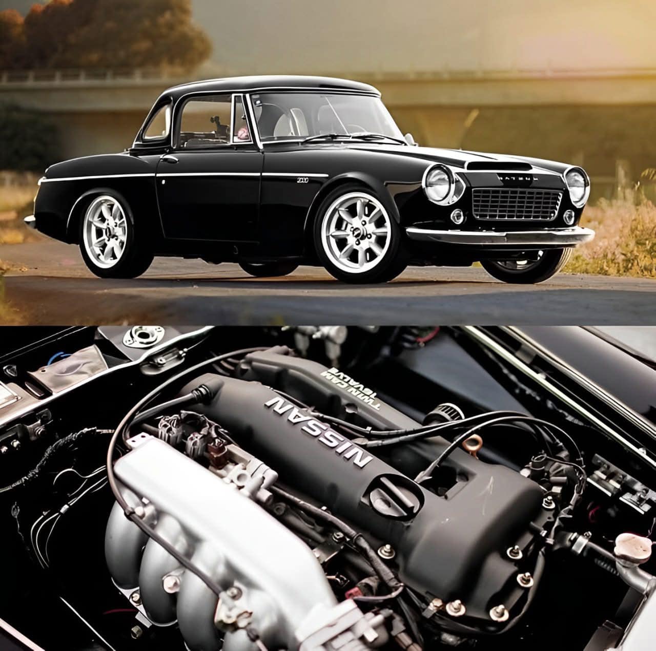 DATSUN Fairlady 2000 (SR311) is a sports car that Nissan