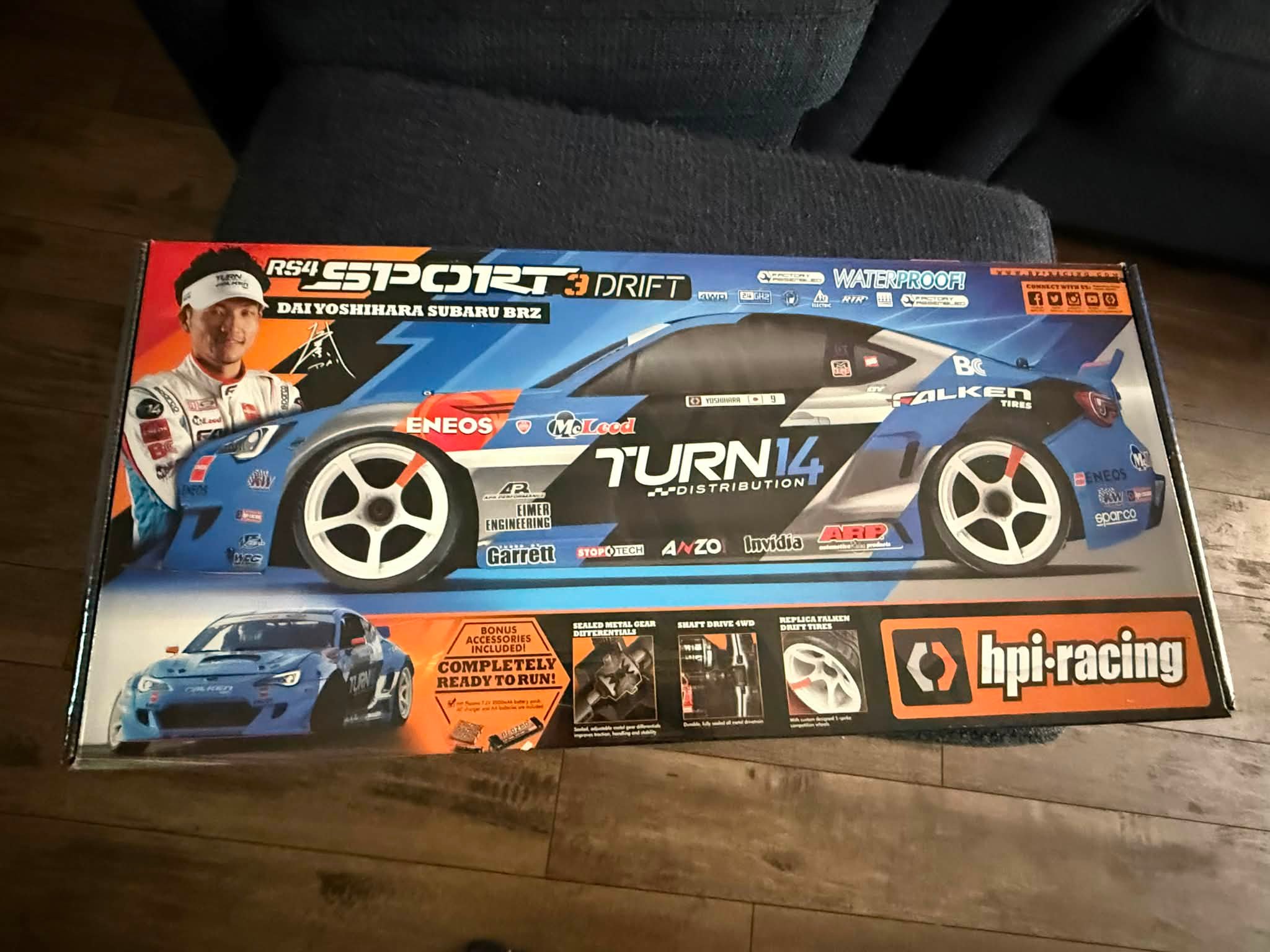 New HPI RS4 Sport 3 Dai Yoshihara RTR kit for RC drifting fun