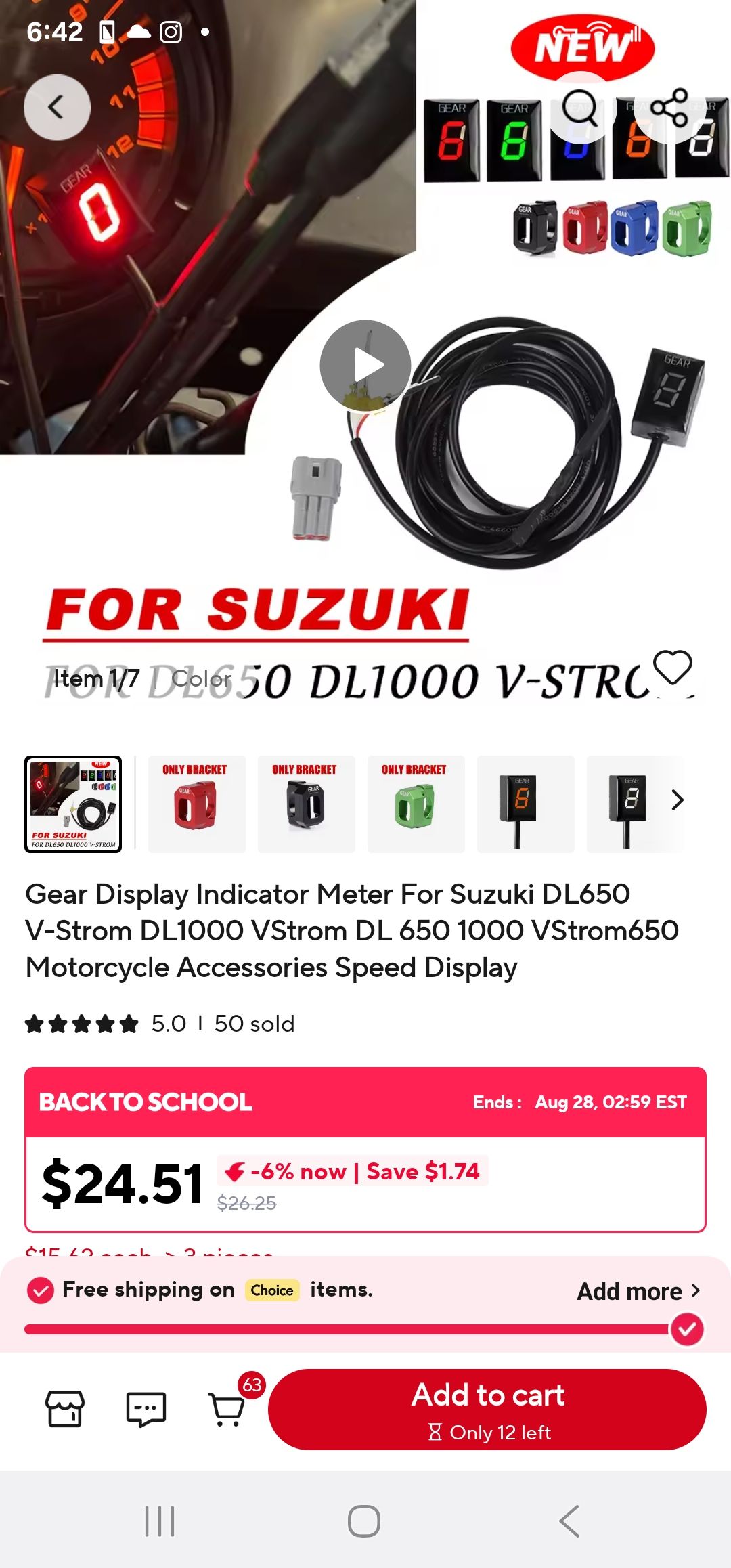 Where to find gear speed sensor for ZX12R motorcycle?