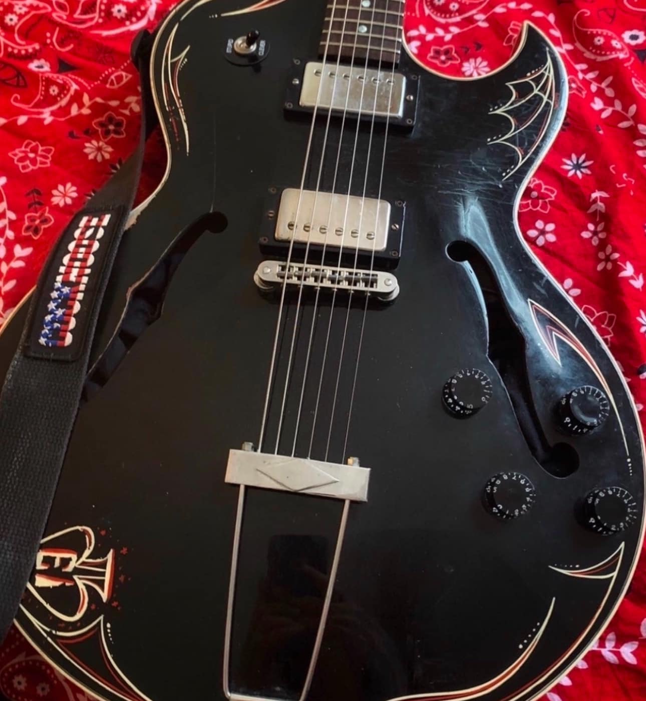My trusty Gibson ES-135 with P90s and Bigsby