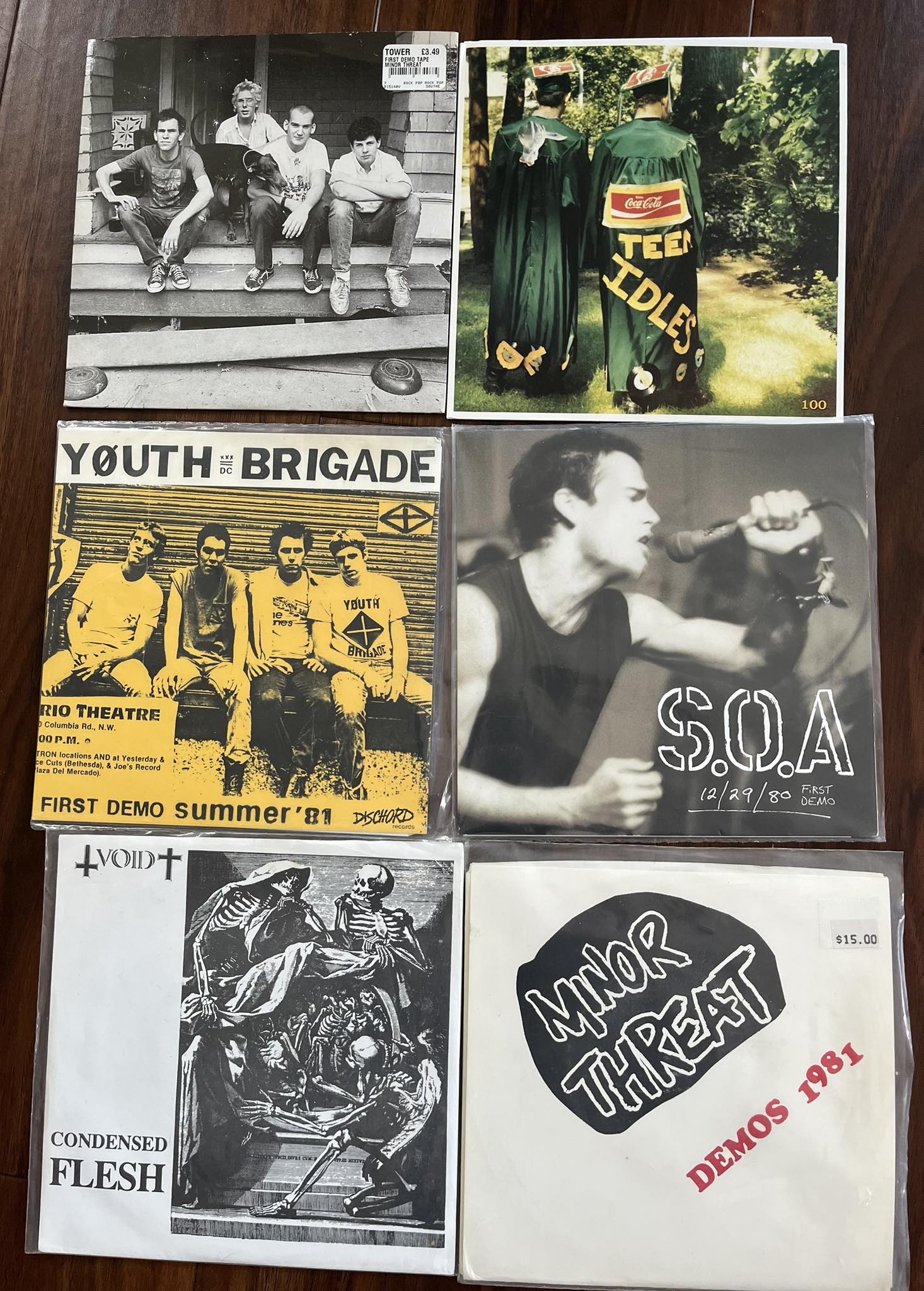 DC/Dischord demo recordings on 7