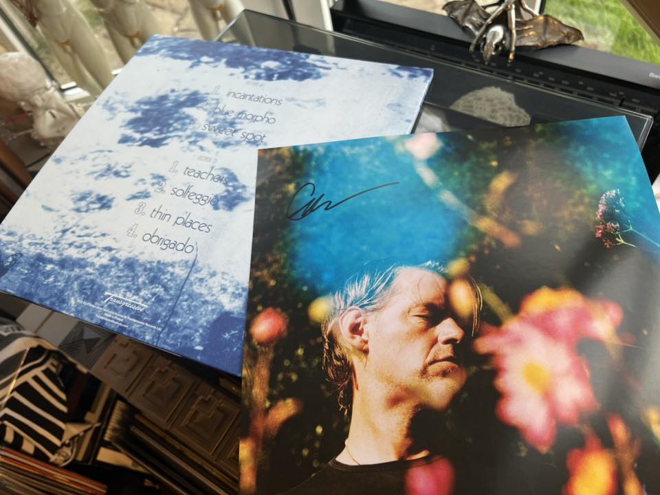 ED O' Brien - Blue Morpho Signed album #EDOBrien #BlueMorpho
