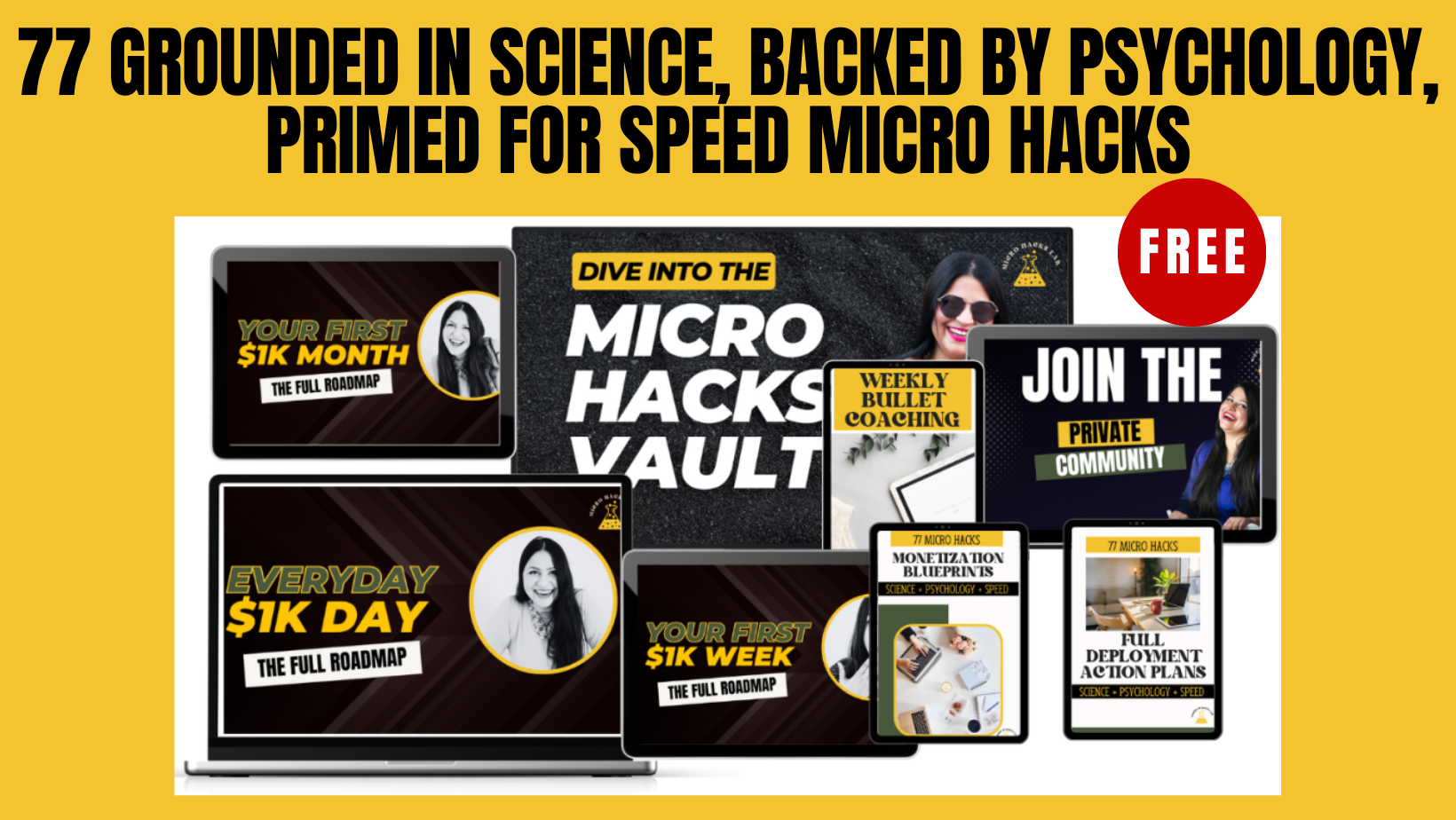 Bushra - Micro Hacks Lab is HERE 🙌🏼🥳 77 Grounded In Science, Backed By ...