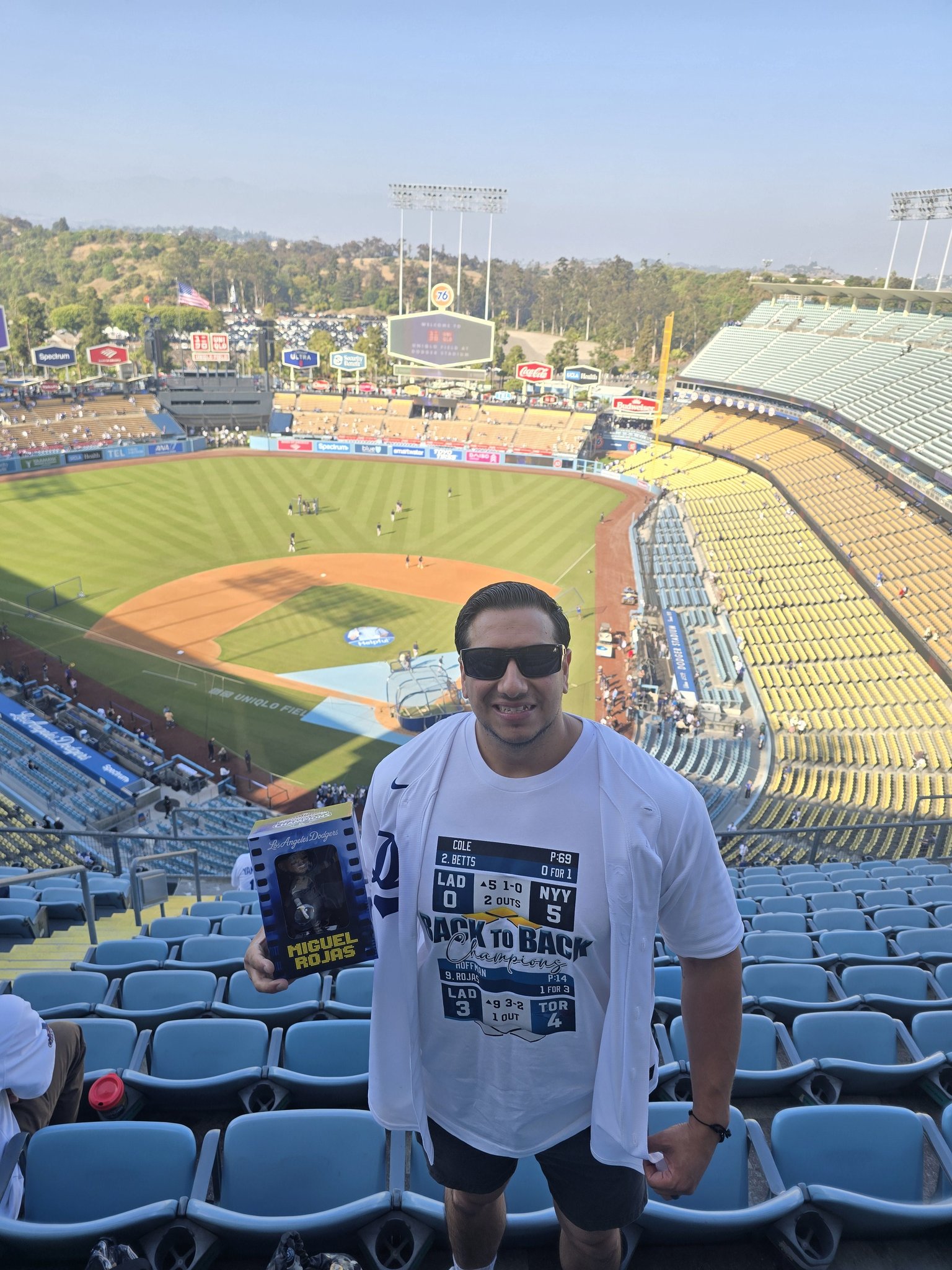 Miguel Rojas on getting a bobblehead for his Game 7 heroics: 