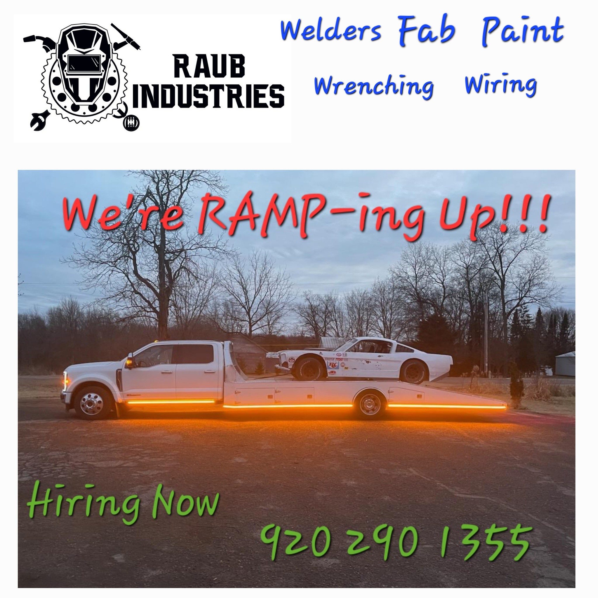 Bruce - We're hiring for 2nd location Emphasis on - Welding / Fab