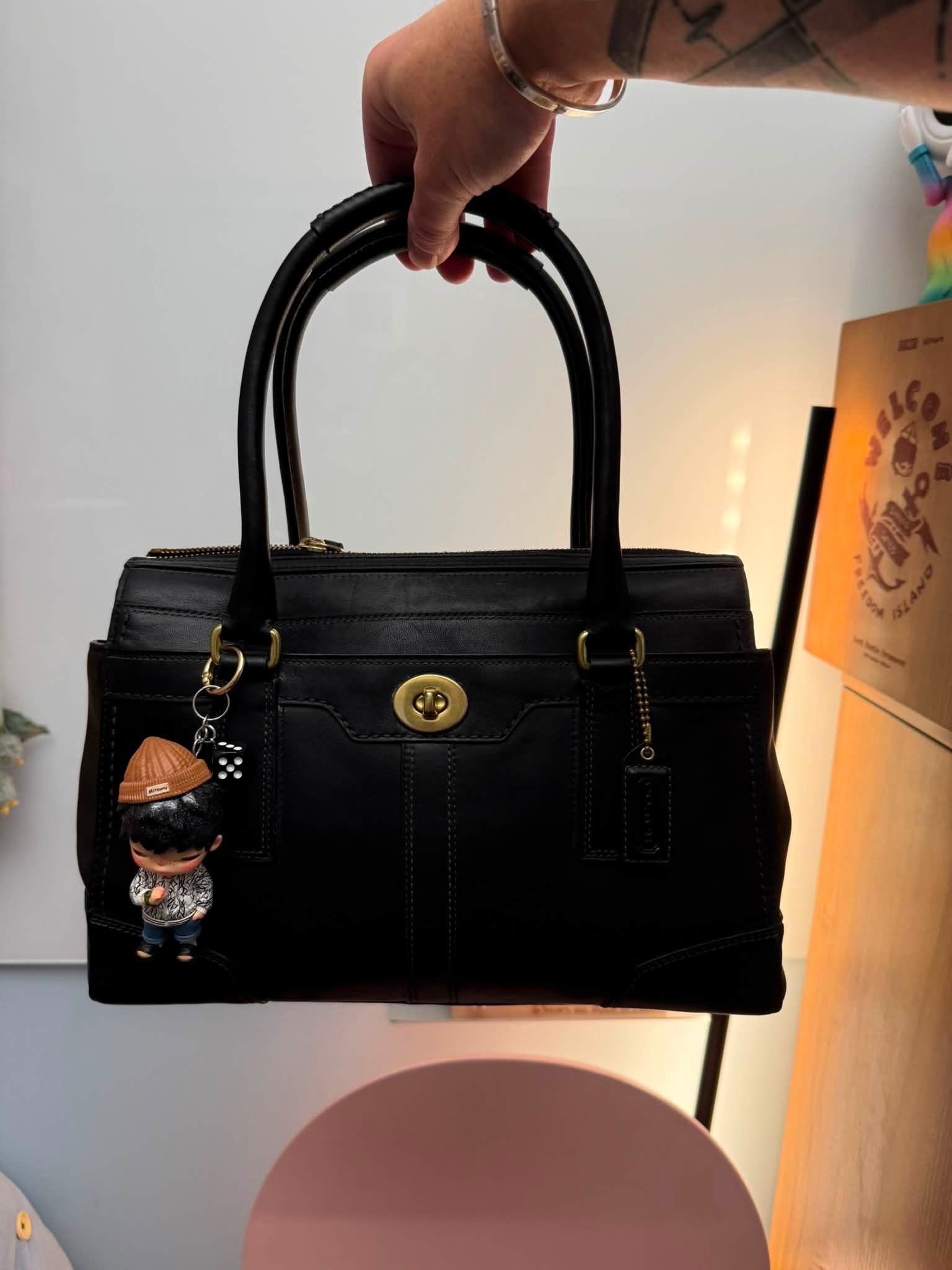 Coach Hamilton Turnlock satchel featured as Bag of the Day