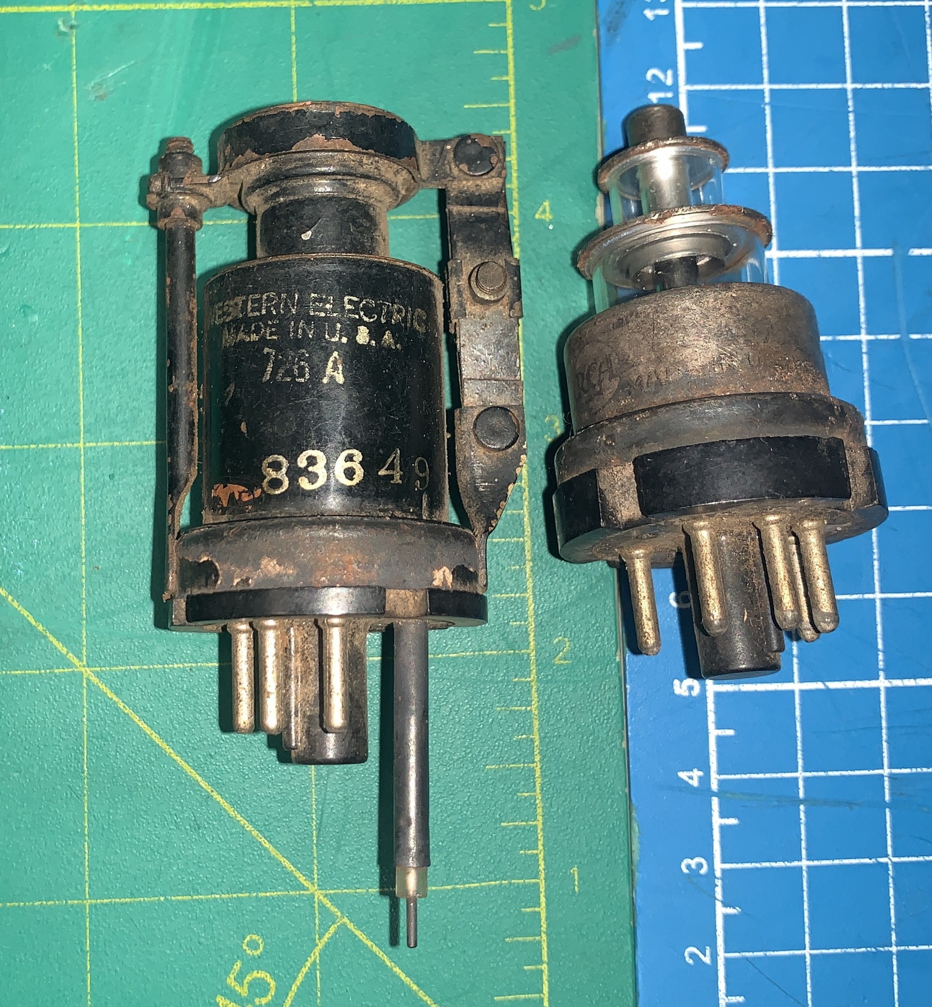 Tube électronique Western Electric 717A - USA - Neuf Ancien Stock (NOS) - Pour Préampli